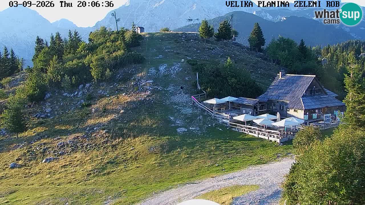 Zeleni Rob – Webcam live | Velika Planina