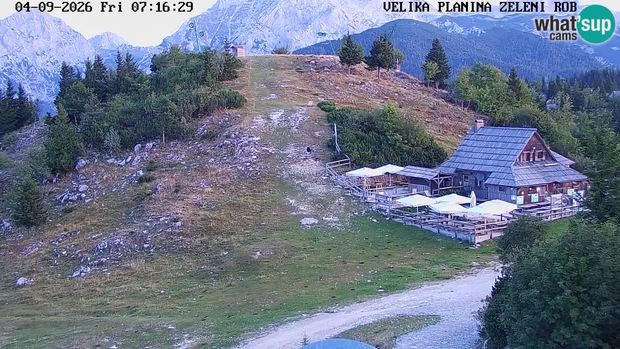 Zeleni Rob – Webcam live | Velika Planina
