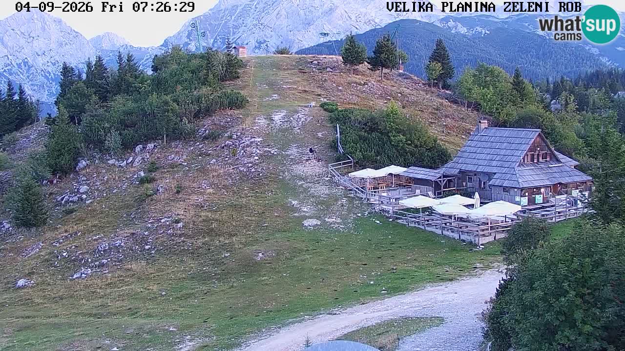 Zeleni Rob – Webcam live | Velika Planina
