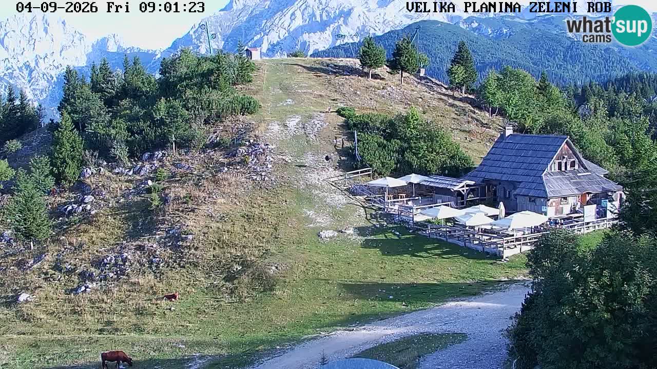 Zeleni Rob – Webcam live | Velika Planina