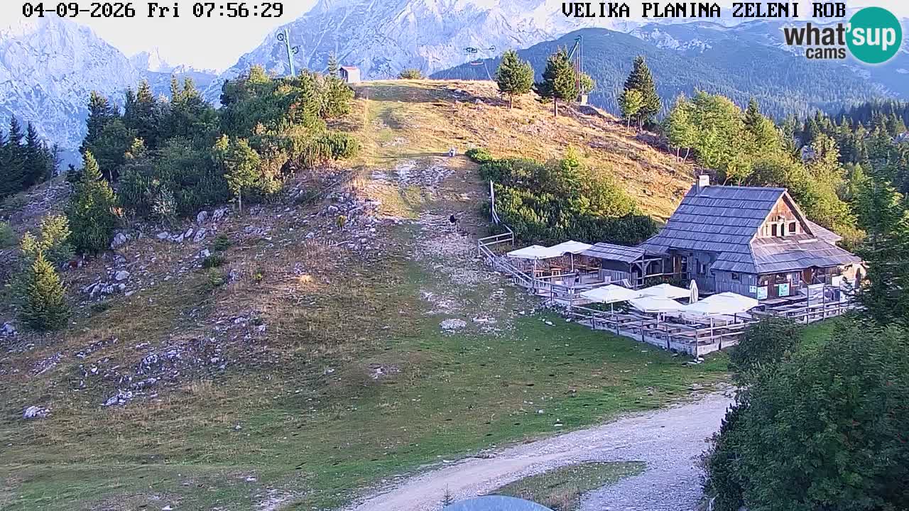 Zeleni Rob – Webcam live | Velika Planina