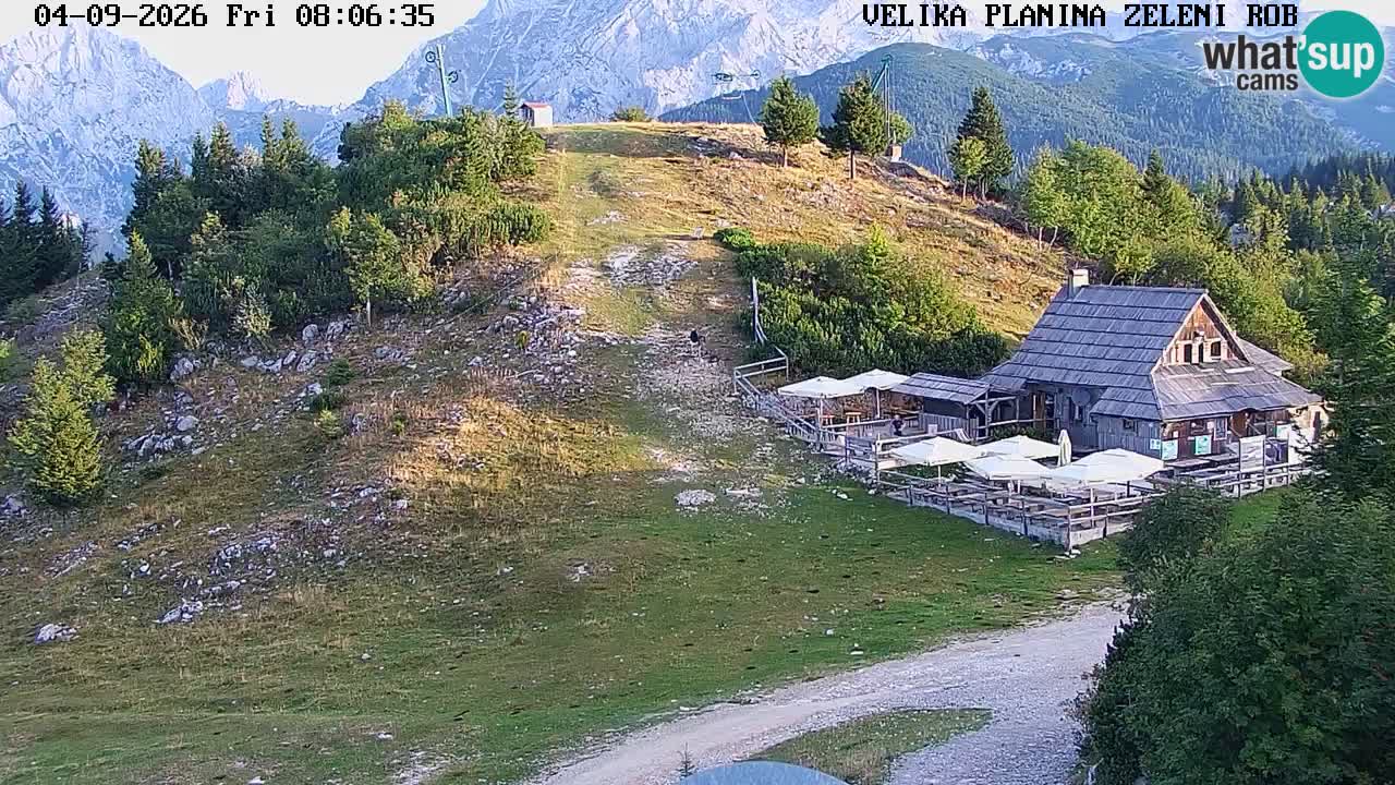 Zeleni Rob | Webcam live Velika Planina