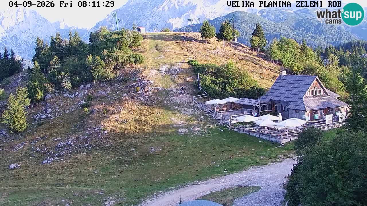 Zeleni Rob – Webcam live | Velika Planina