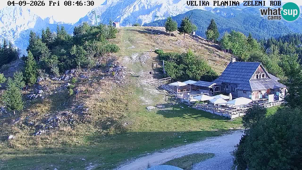 Zeleni Rob | Web kamera Velika Planina