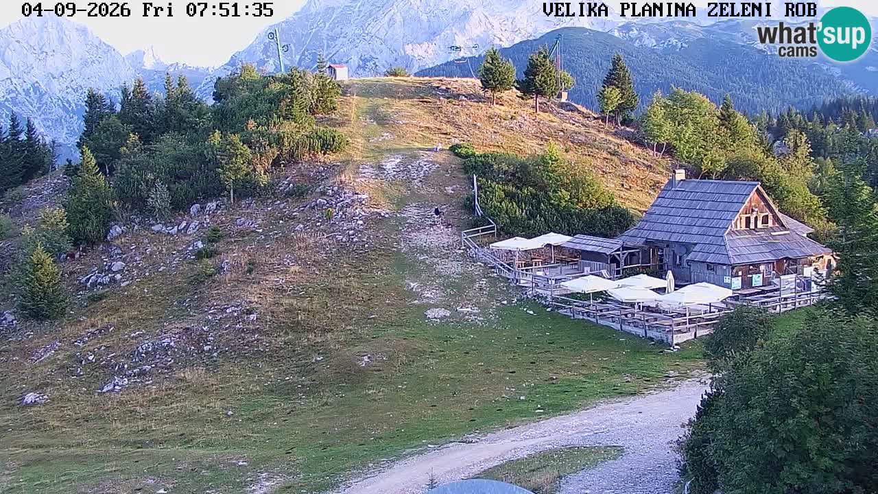 Zeleni Rob | Web kamera Velika Planina