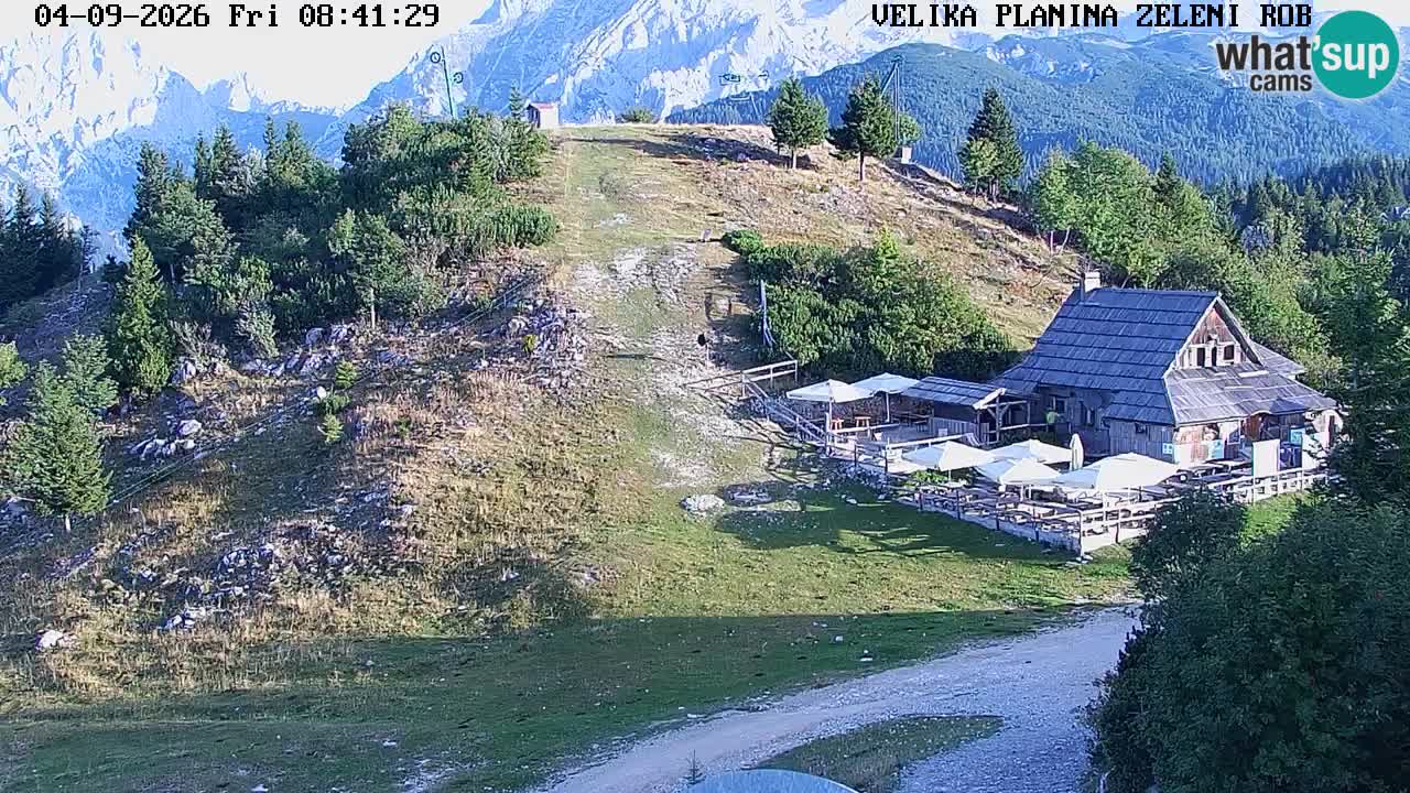 Zeleni Rob | Web kamera Velika Planina