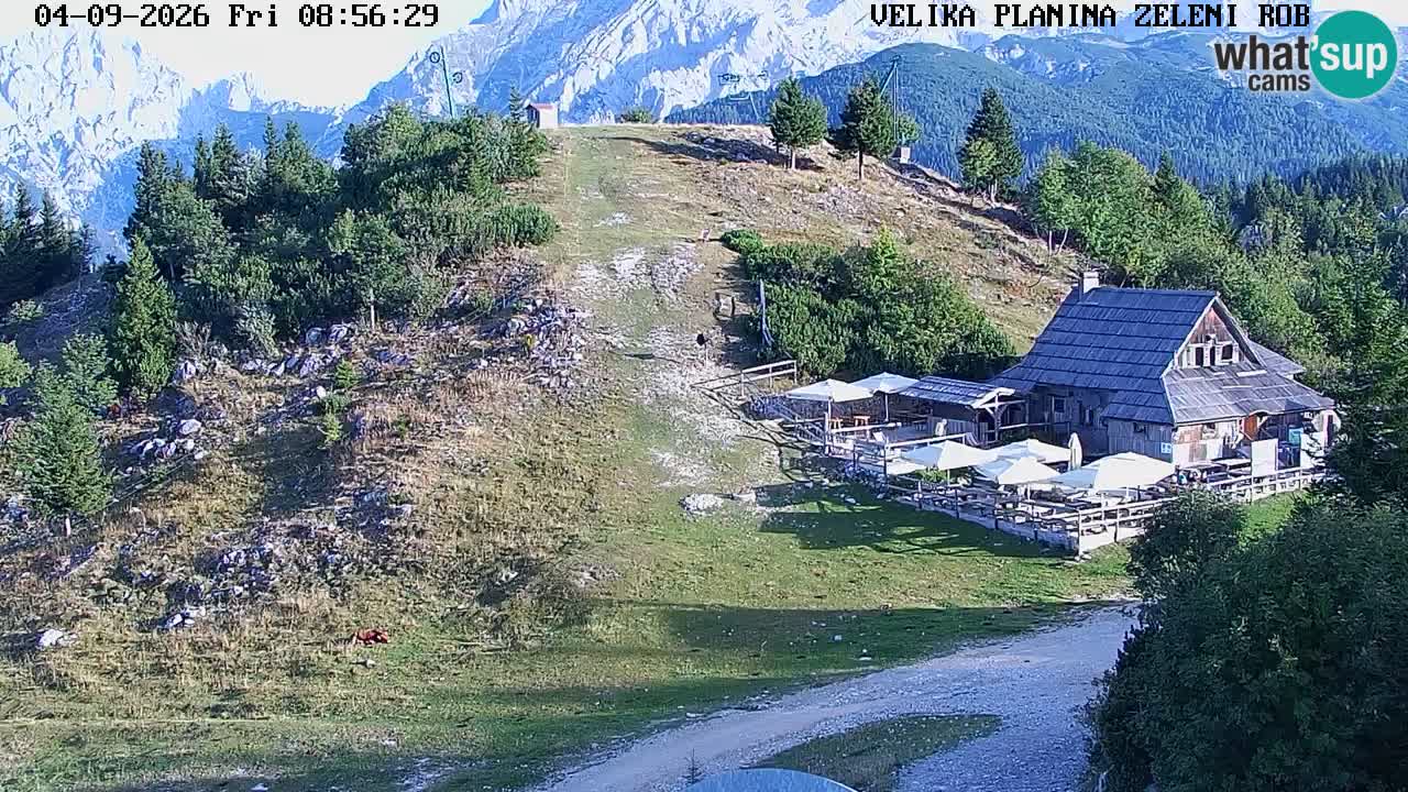 Zeleni Rob | Web kamera Velika Planina