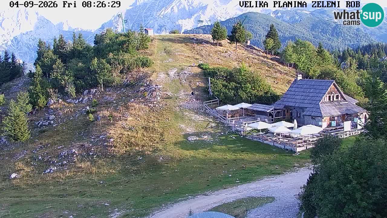 Zeleni Rob – Webcam live | Velika Planina