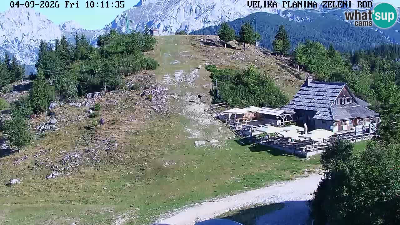 Zeleni Rob | Web kamera Velika Planina