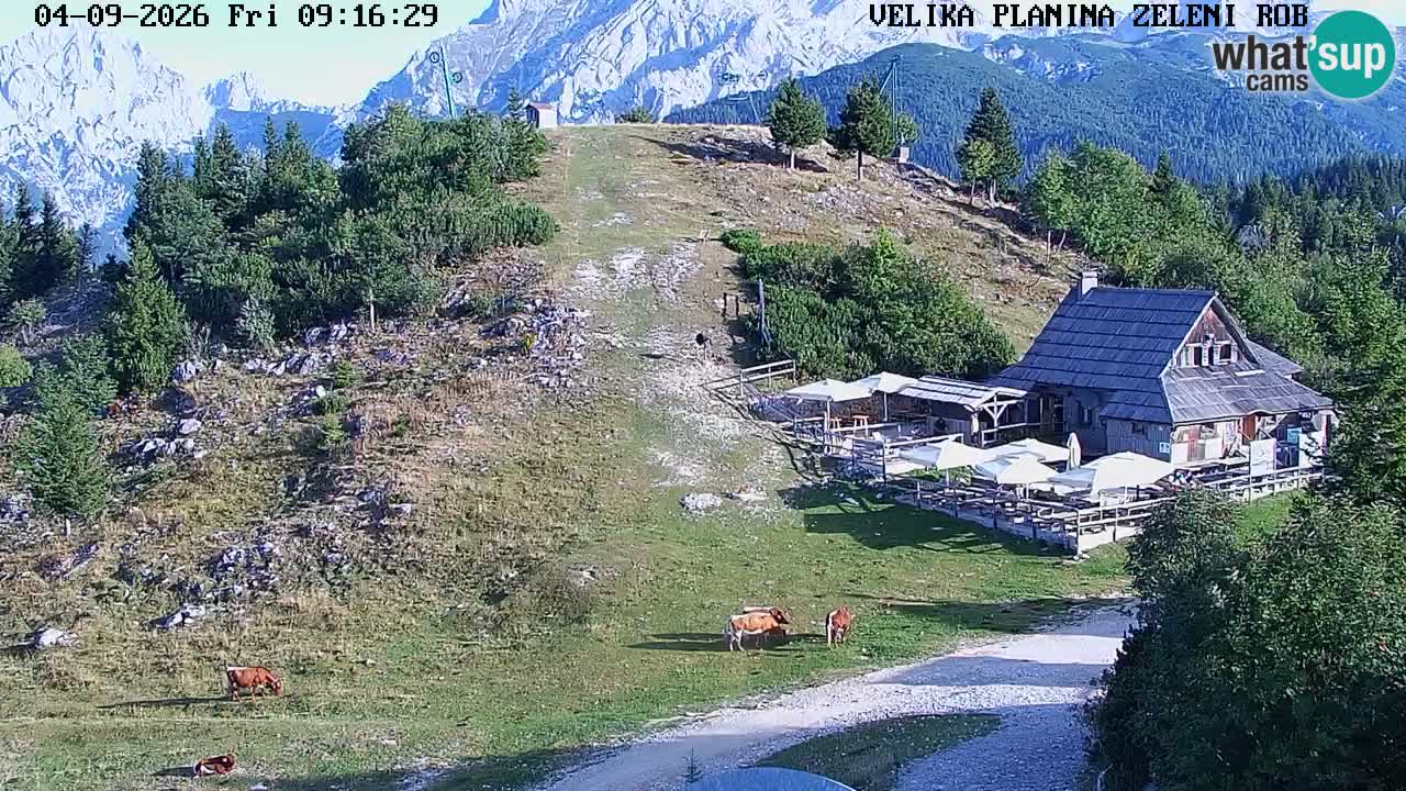 Zeleni Rob – Webcam live | Velika Planina