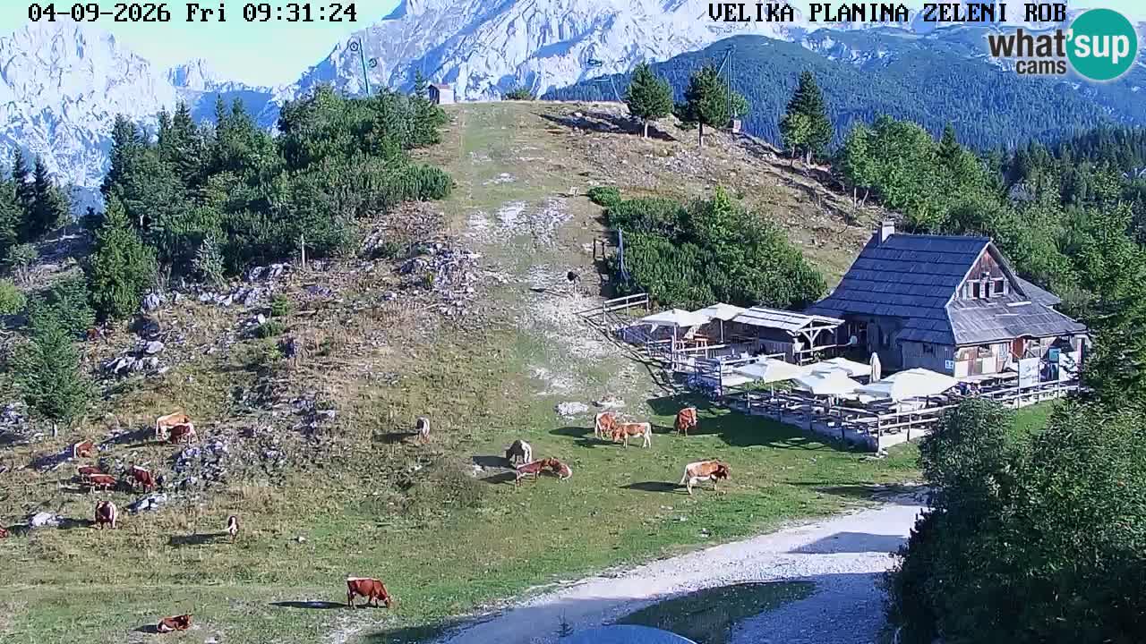 Zeleni Rob – Webcam live | Velika Planina