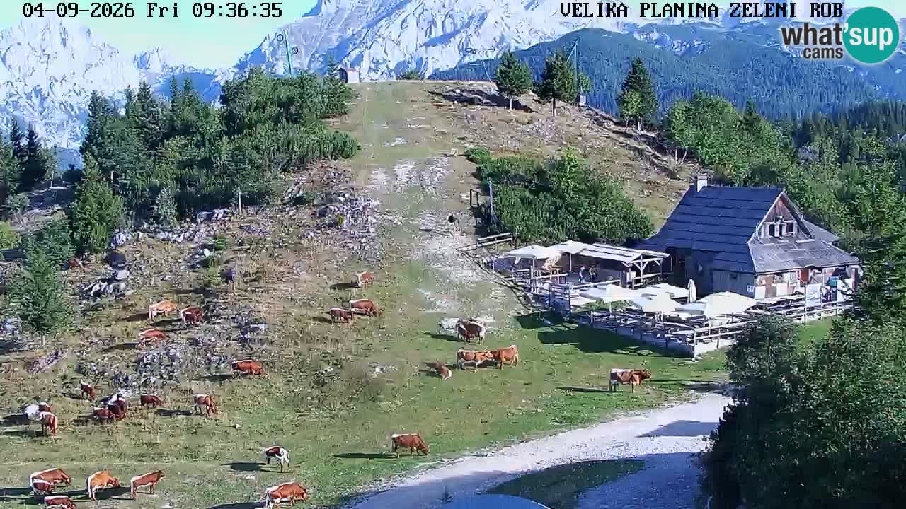 Zeleni Rob – Webcam live | Velika Planina