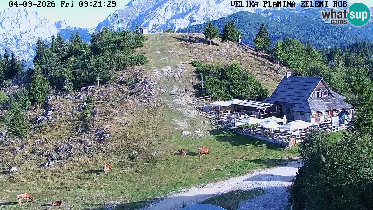 Zeleni Rob – Webcam live | Velika Planina