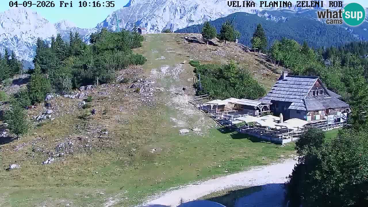 Zeleni Rob – Webcam live | Velika Planina