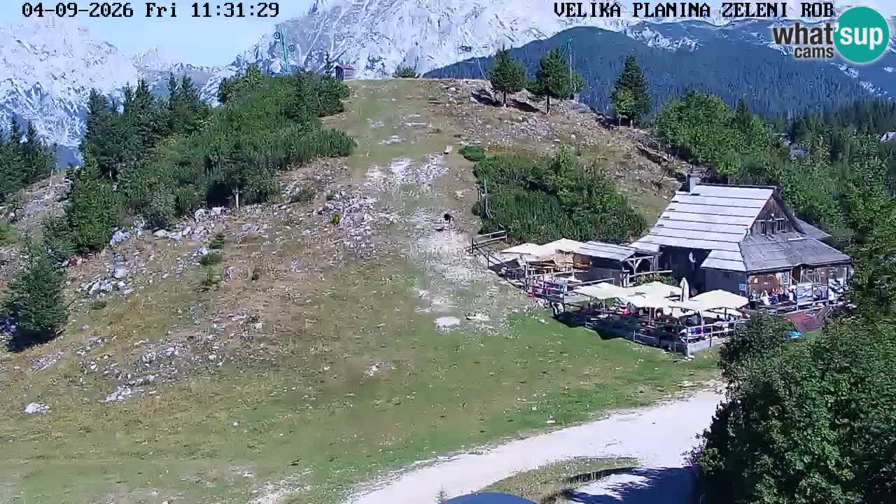 Zeleni Rob | Web kamera Velika Planina