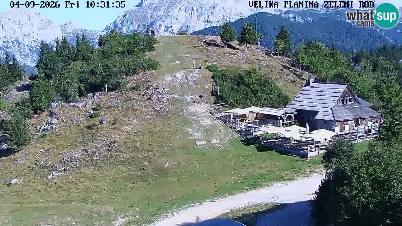 Zeleni Rob – Webcam live | Velika Planina