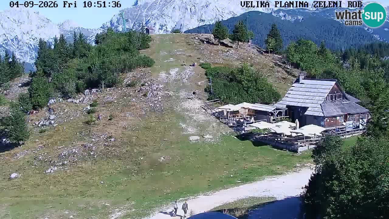Zeleni Rob | Webcam live Velika Planina