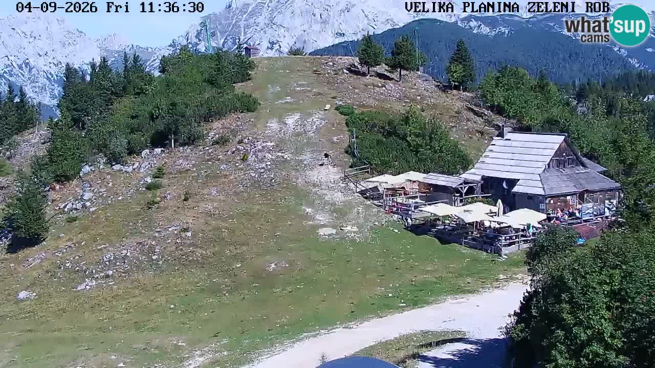 Zeleni Rob – Webcam live | Velika Planina