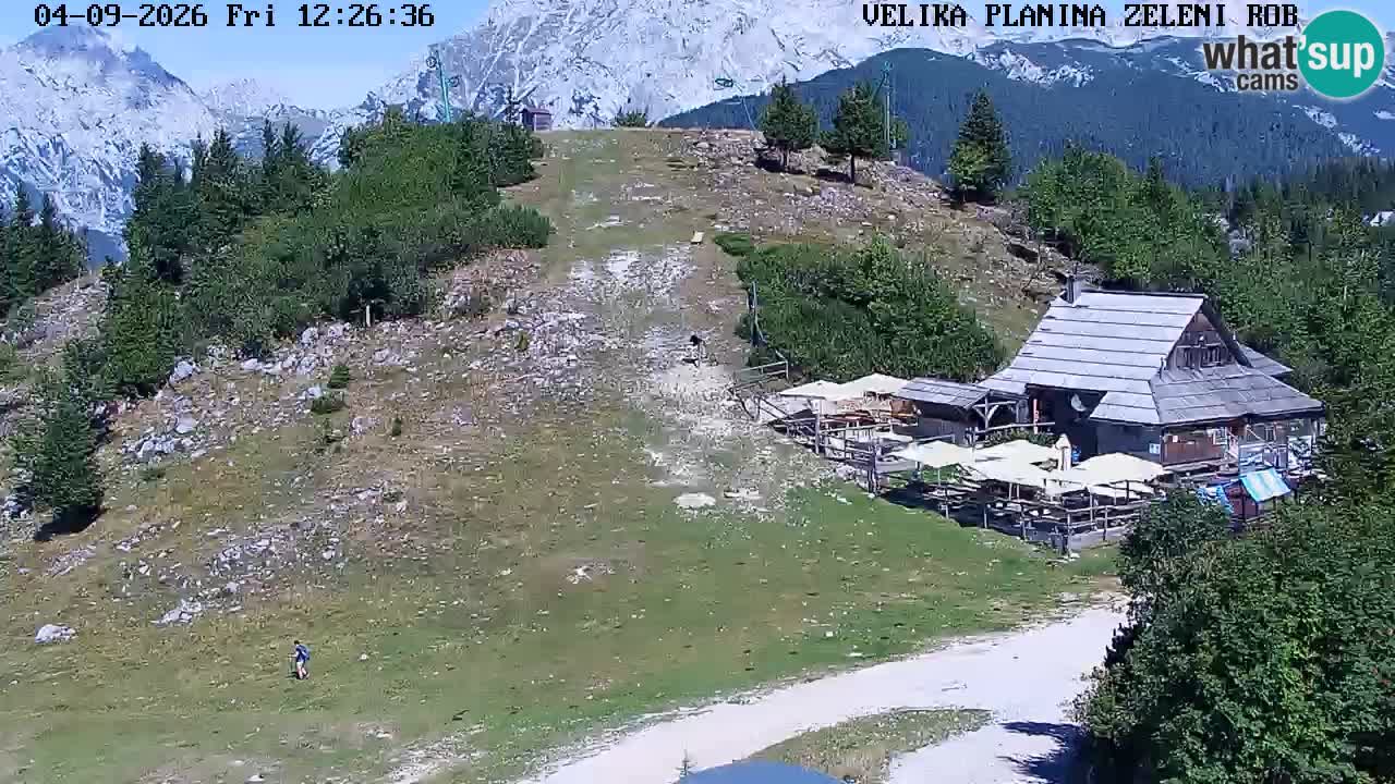 Zeleni Rob – Webcam live | Velika Planina