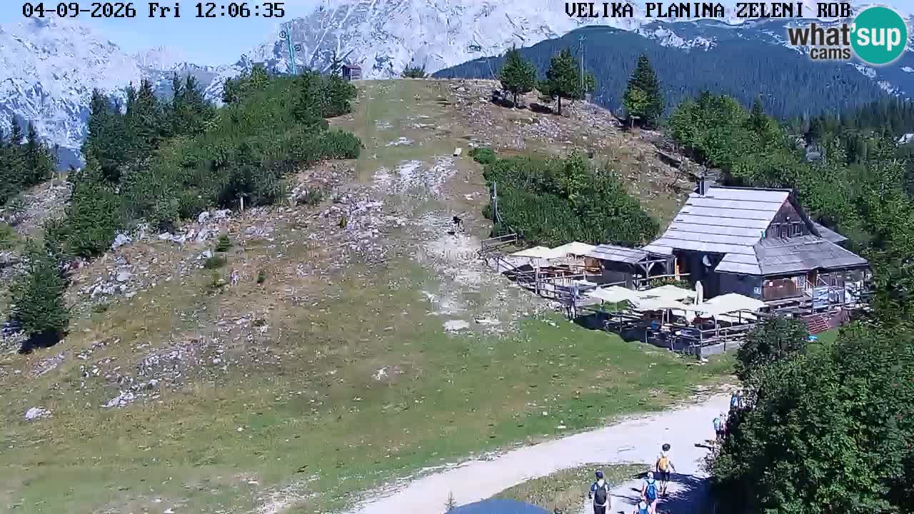 Zeleni Rob | Web kamera Velika Planina