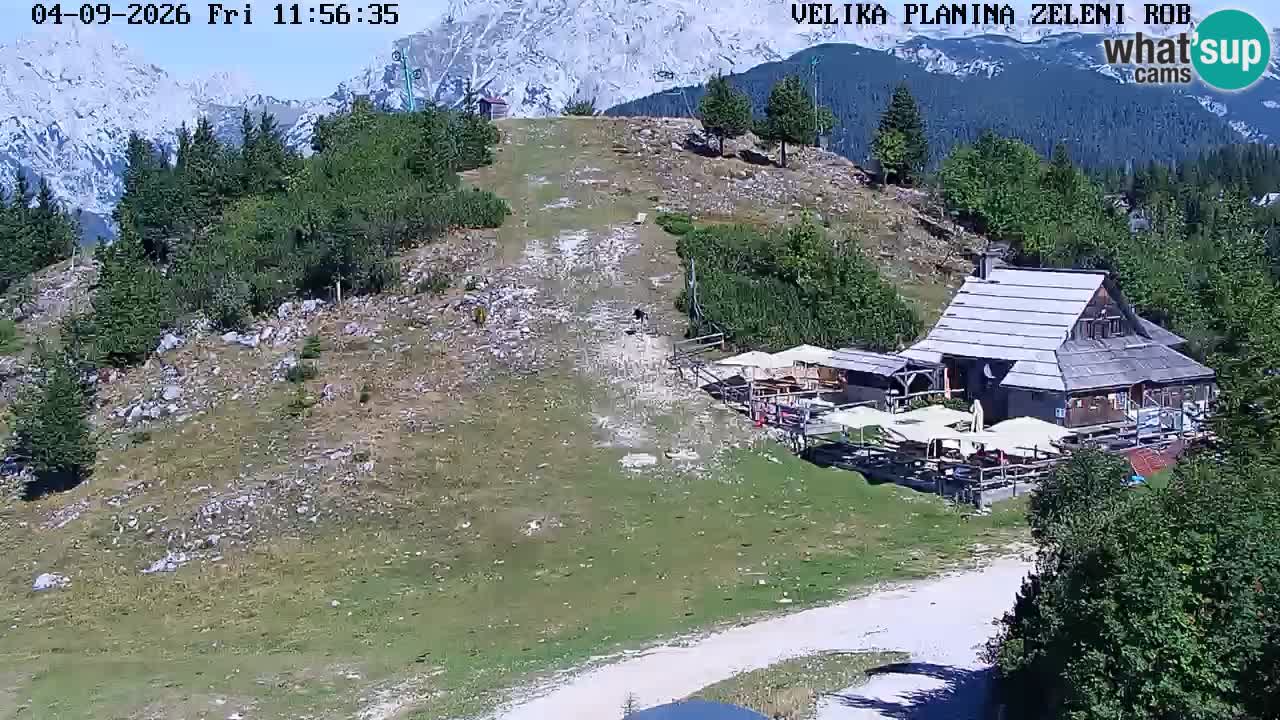 Zeleni Rob | Web kamera Velika Planina