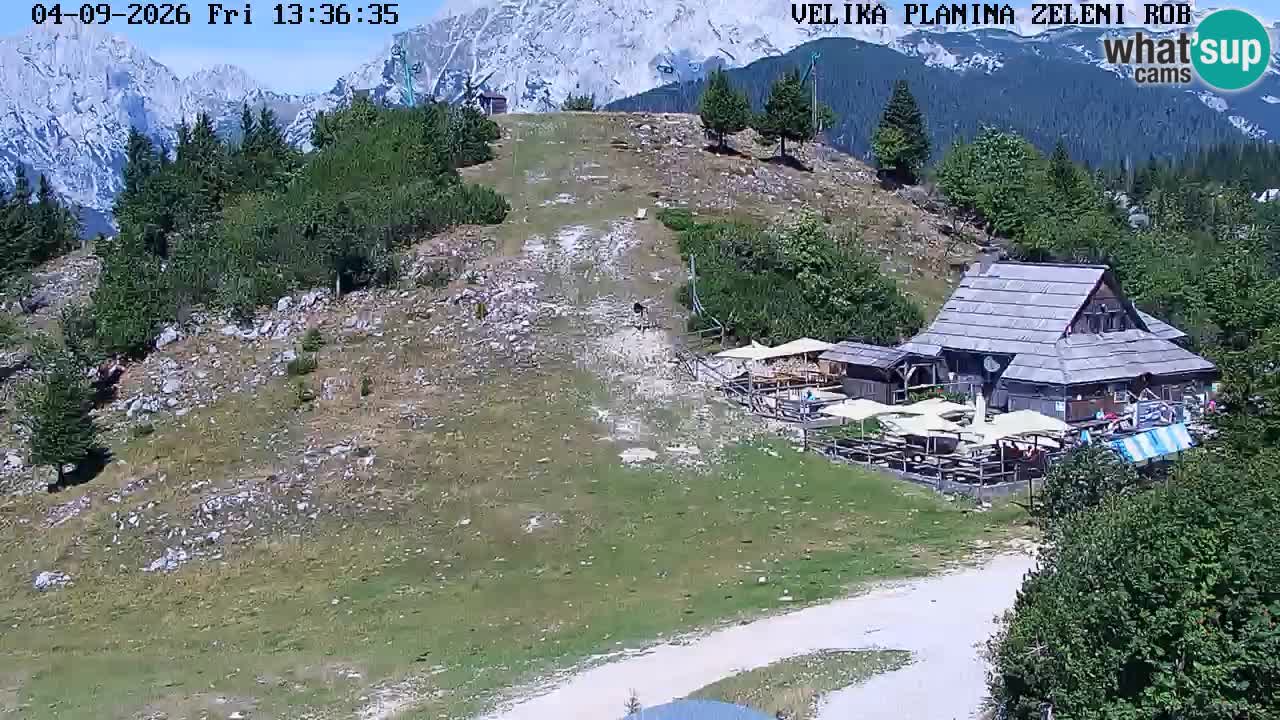 Zeleni Rob – Webcam live | Velika Planina