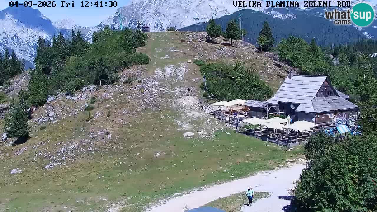 Zeleni Rob | Web kamera Velika Planina