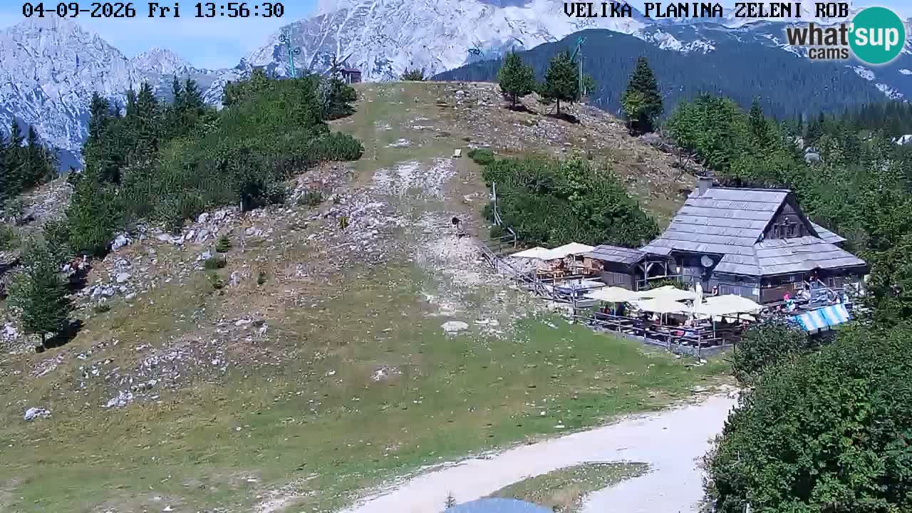 Zeleni Rob | Web kamera Velika Planina