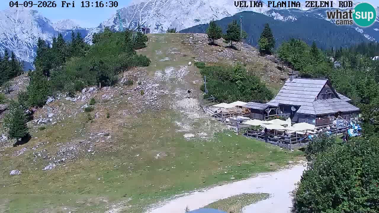 Zeleni Rob – Webcam live | Velika Planina