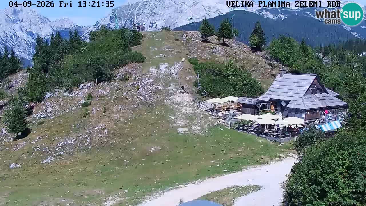 Zeleni Rob – Webcam live | Velika Planina