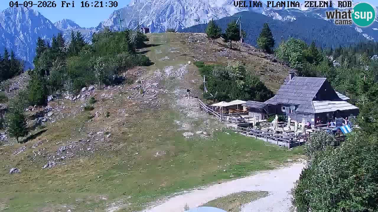 Zeleni Rob | Web kamera Velika Planina