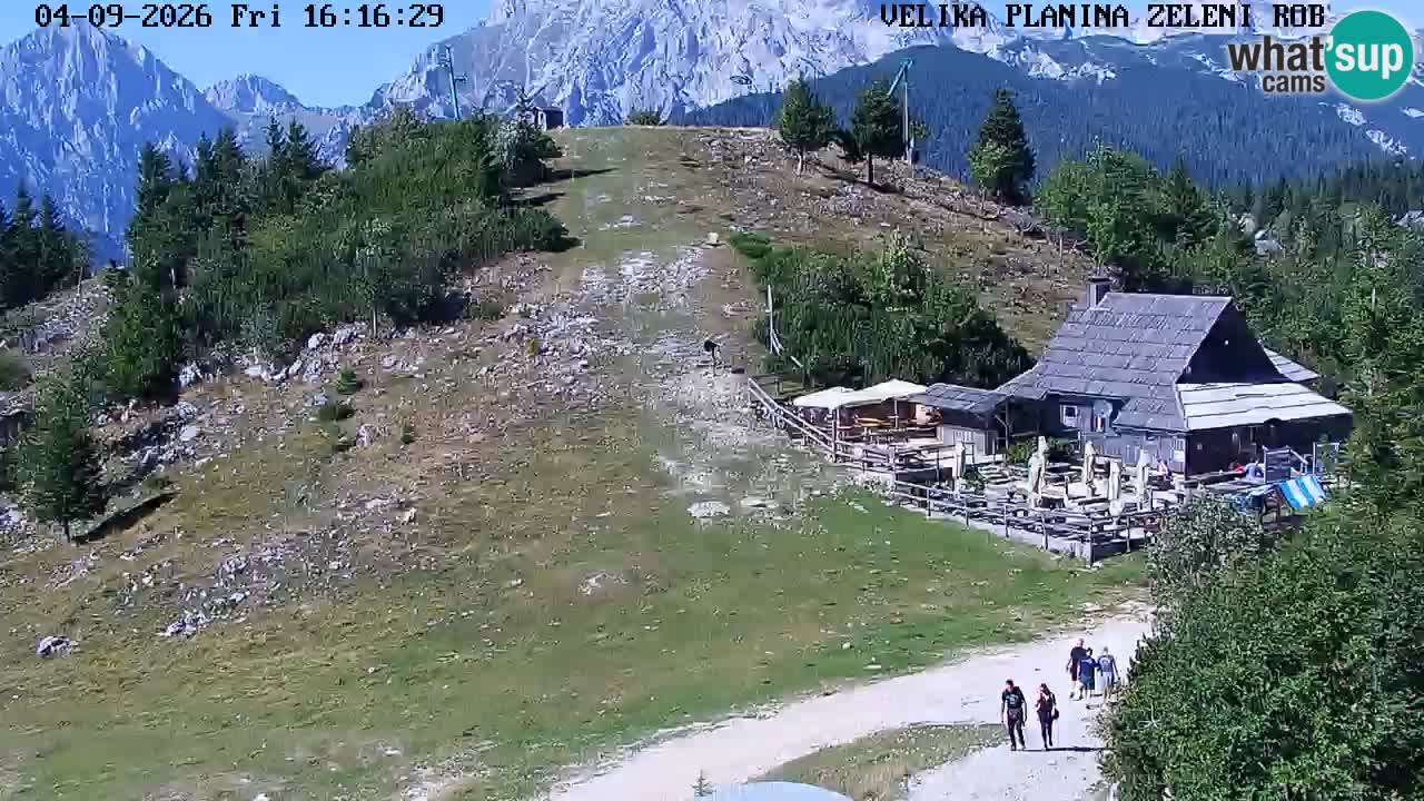 Zeleni Rob – Webcam live | Velika Planina