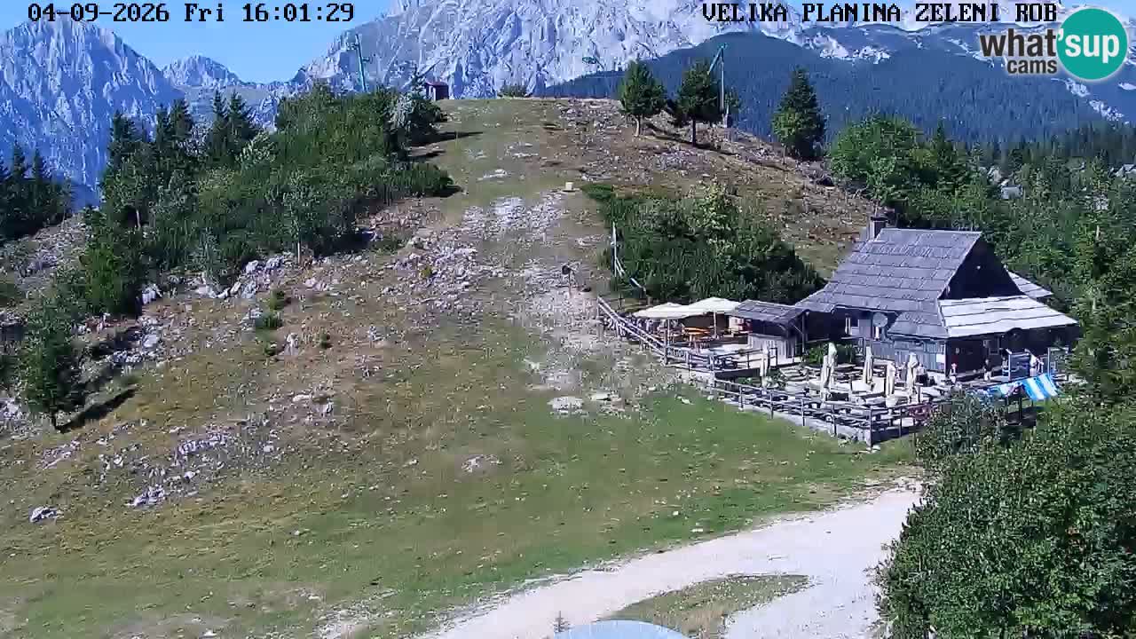 Zeleni Rob – Webcam live | Velika Planina