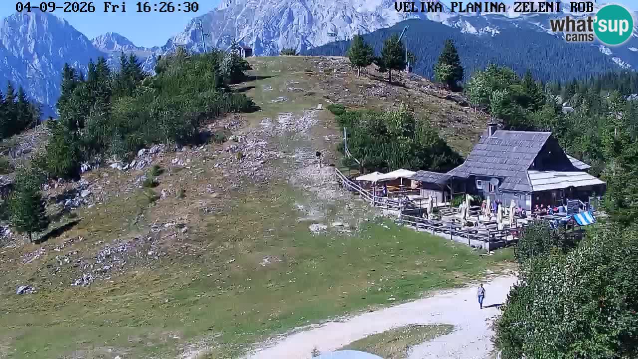 Zeleni Rob – Webcam live | Velika Planina