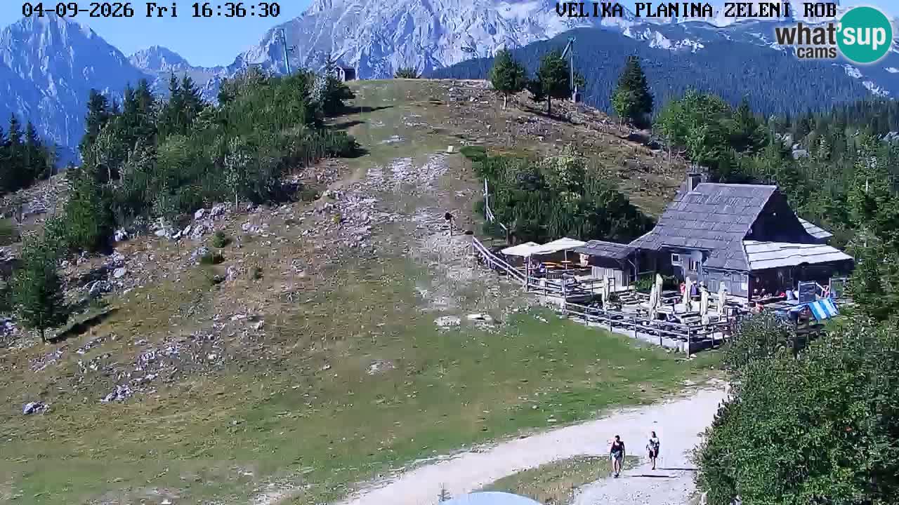 Zeleni Rob | Web kamera Velika Planina