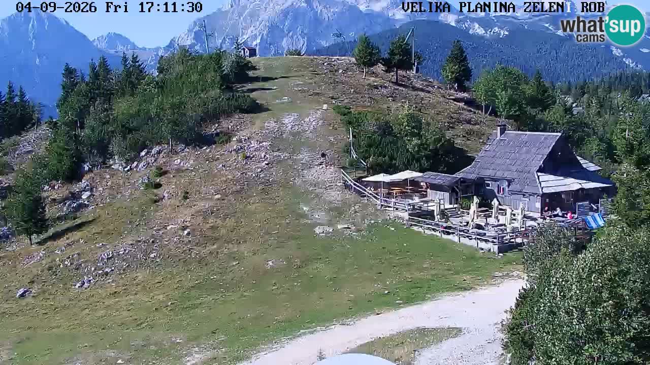 Zeleni Rob | Web kamera Velika Planina