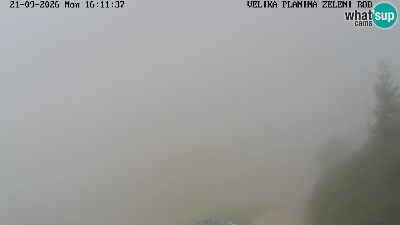 Zeleni Rob – Webcam live | Velika Planina