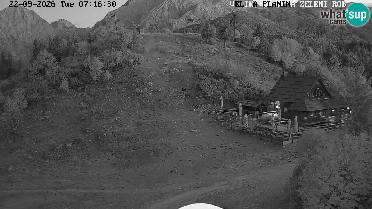 Zeleni Rob | Web kamera Velika Planina