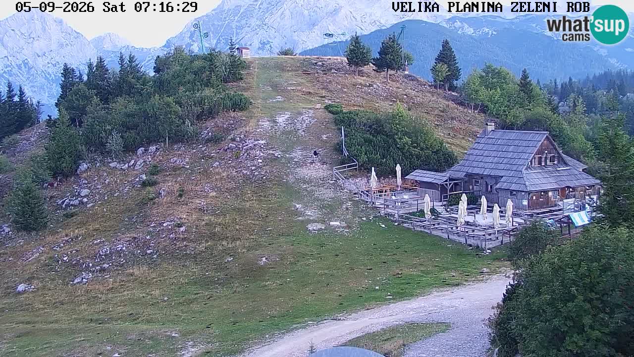Zeleni Rob – Webcam live | Velika Planina