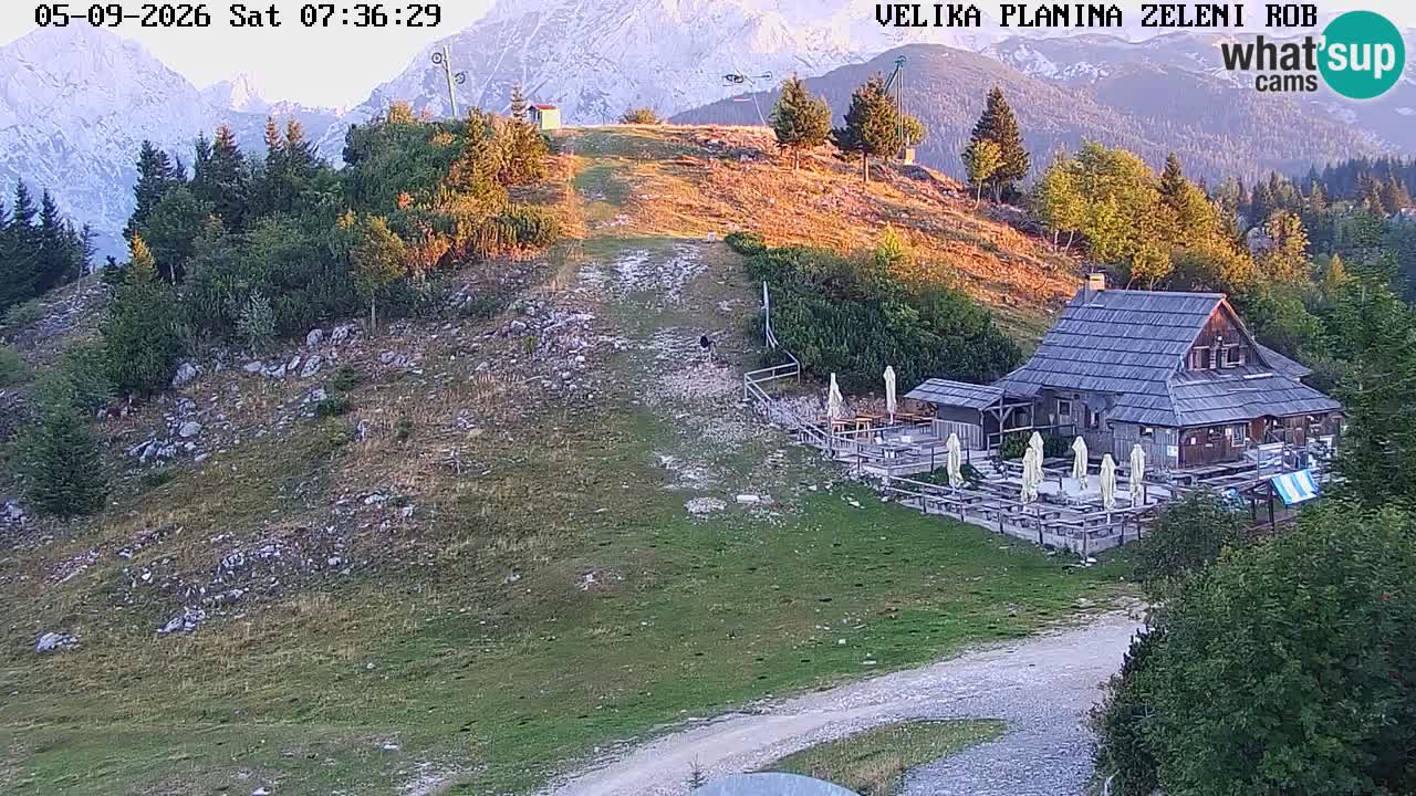 Zeleni Rob – Webcam live | Velika Planina