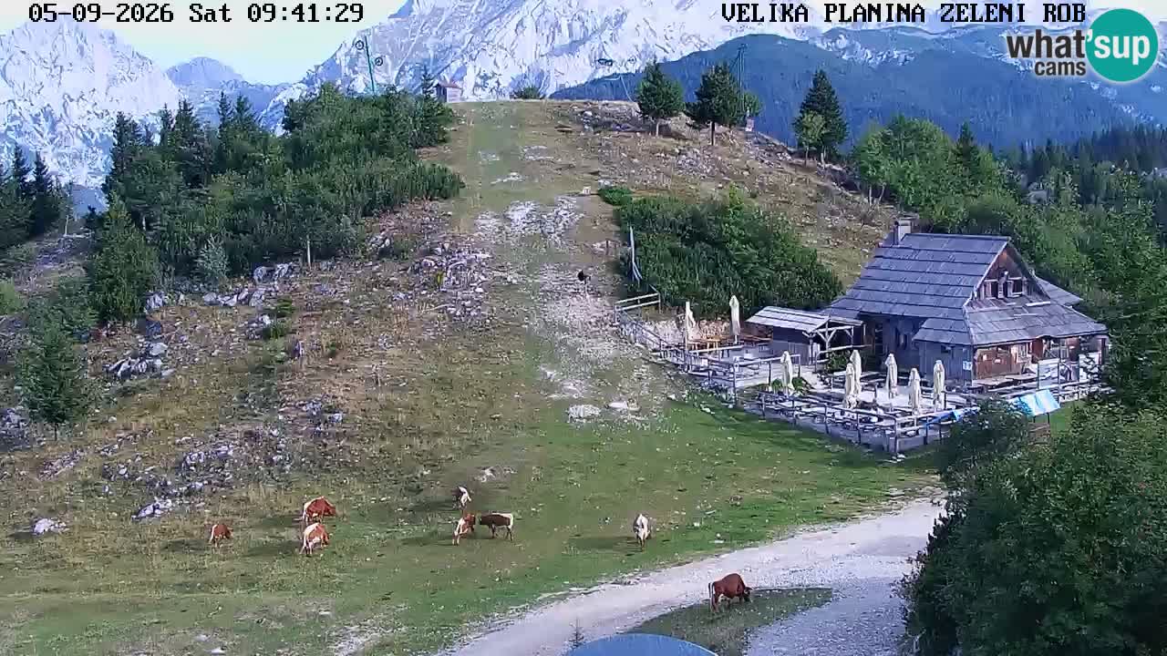 Zeleni Rob – Webcam live | Velika Planina