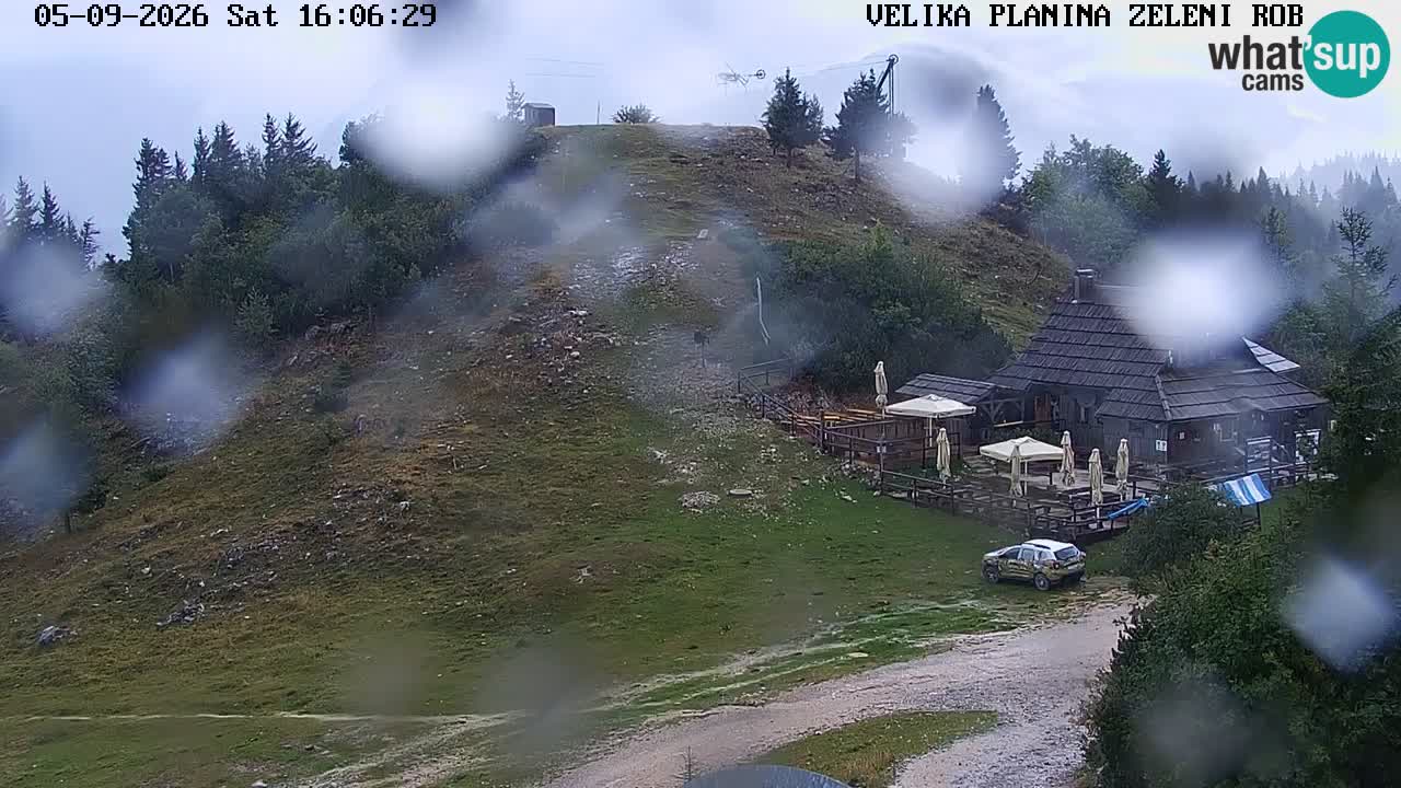 Zeleni Rob | Webcam en vivo Velika Planina