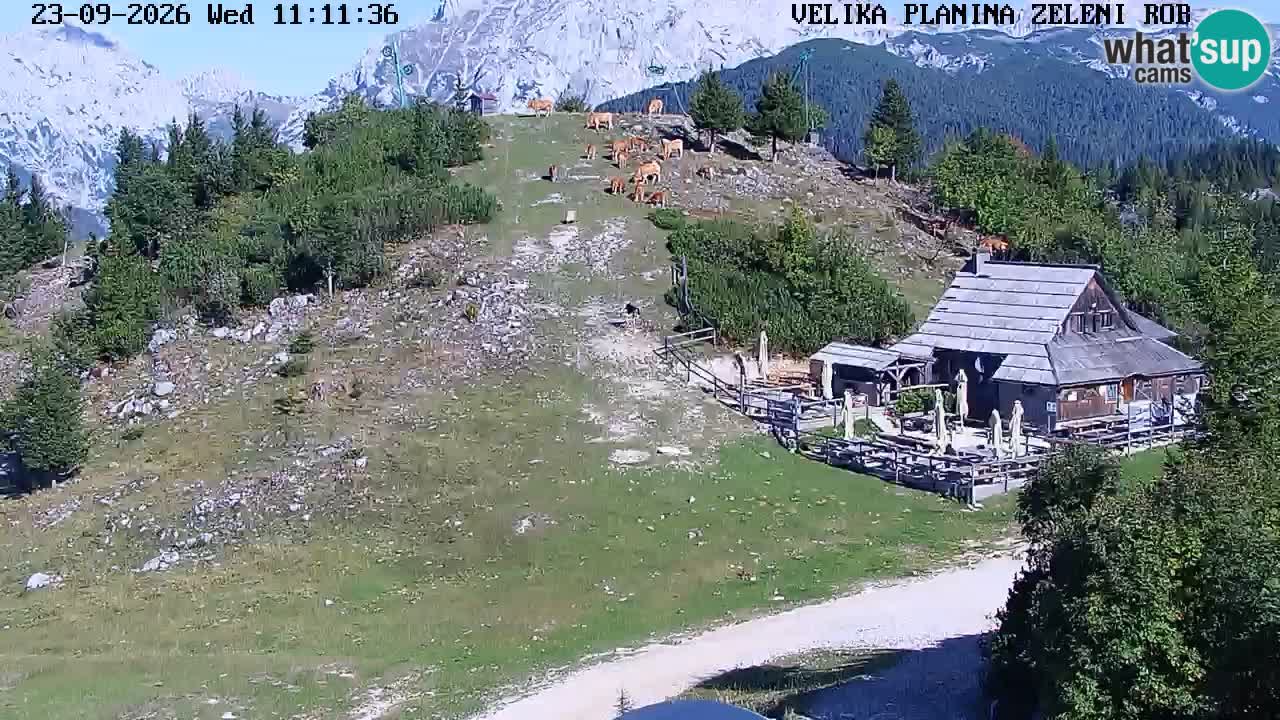 Zeleni Rob | Web kamera Velika Planina