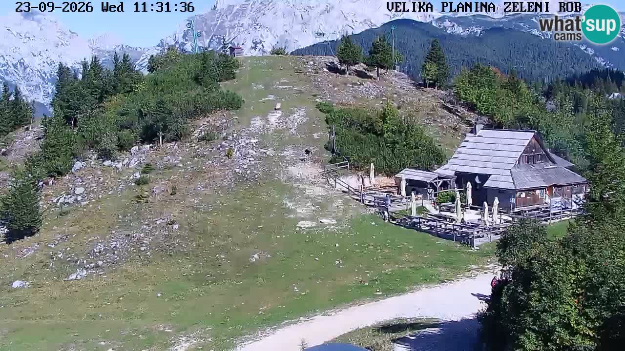 Zeleni Rob – Webcam live | Velika Planina