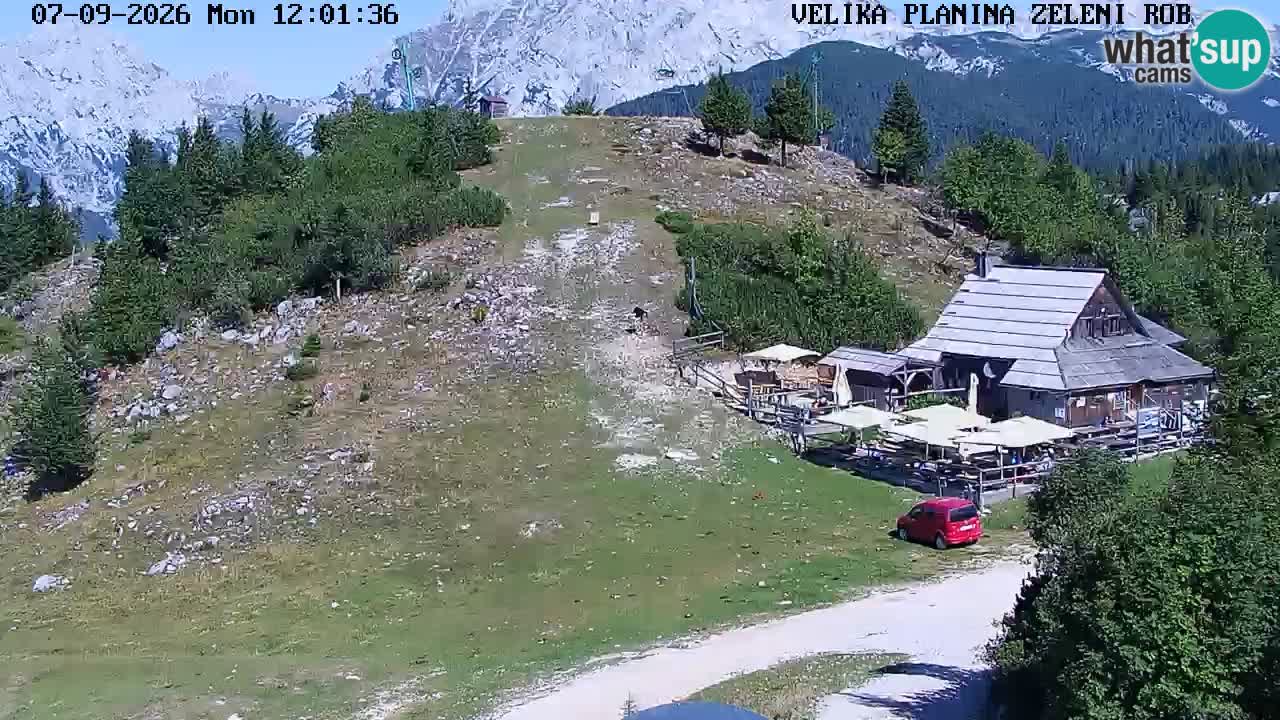 Zeleni Rob | Web kamera Velika Planina