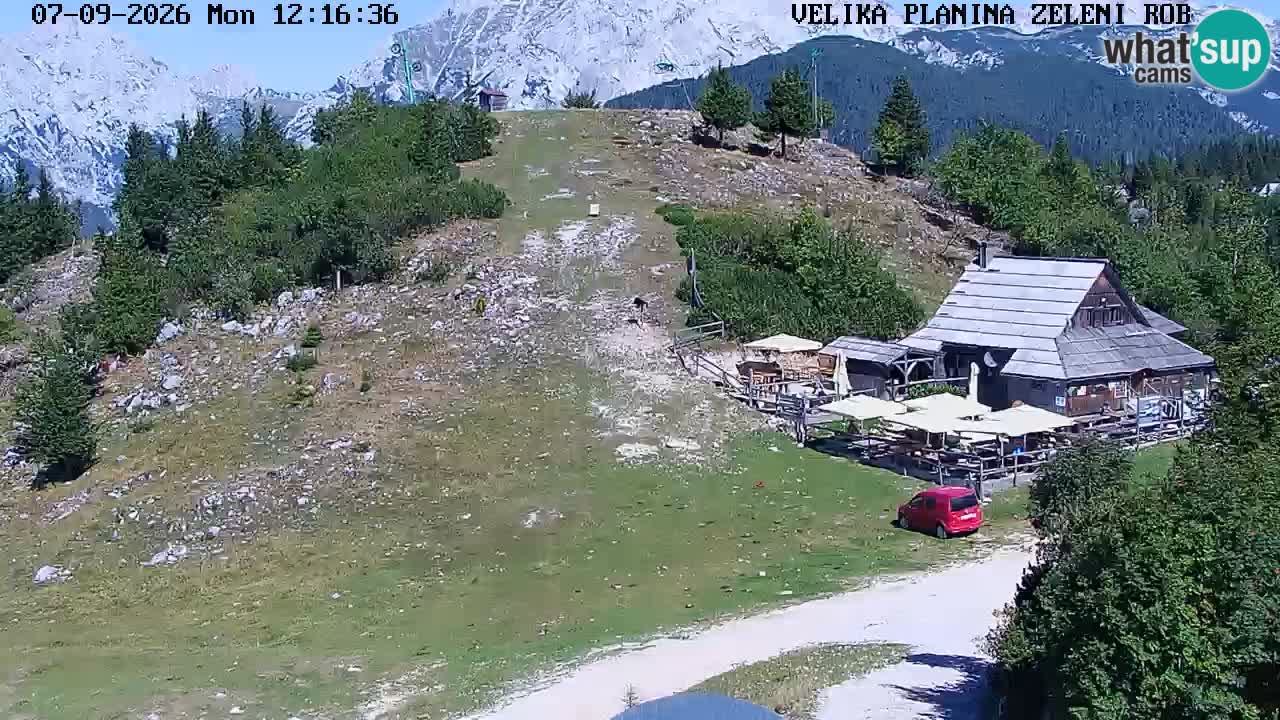 Zeleni Rob | Web kamera Velika Planina