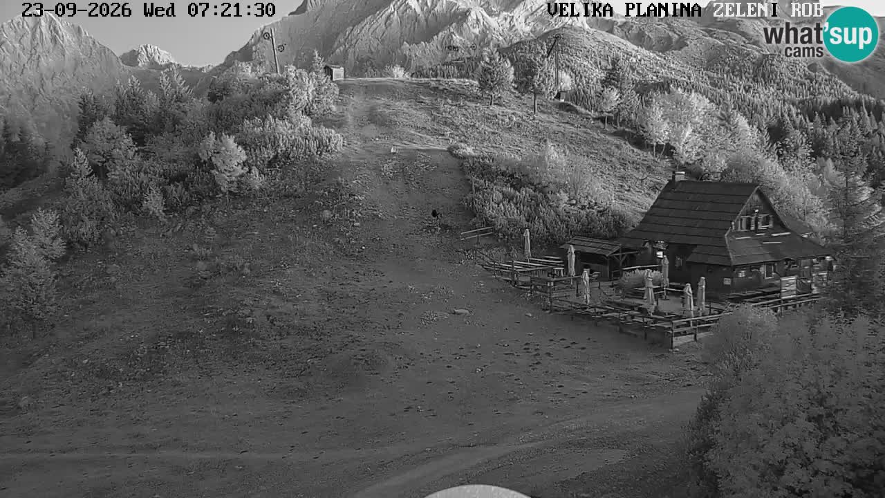 Zeleni Rob – Webcam live | Velika Planina