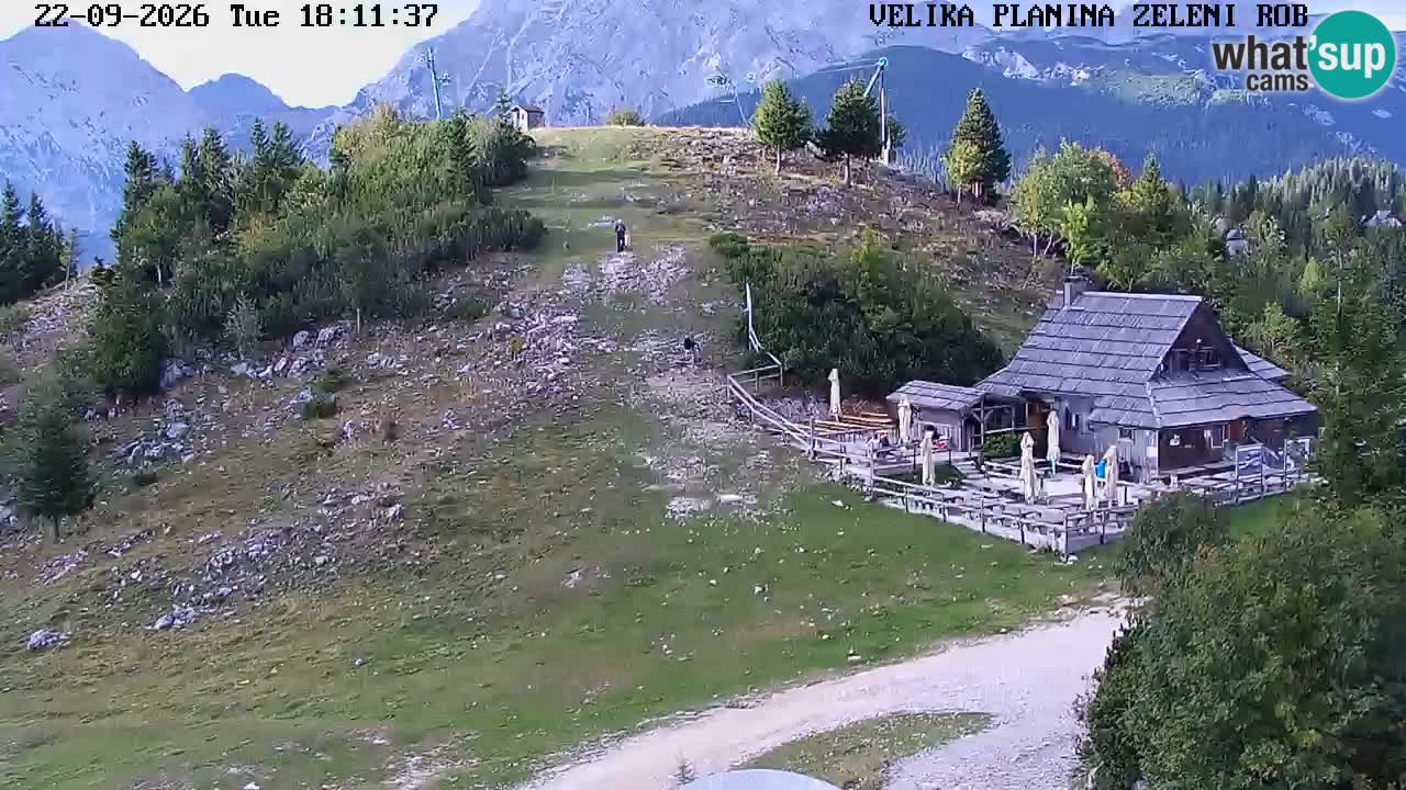Zeleni Rob – Webcam live | Velika Planina