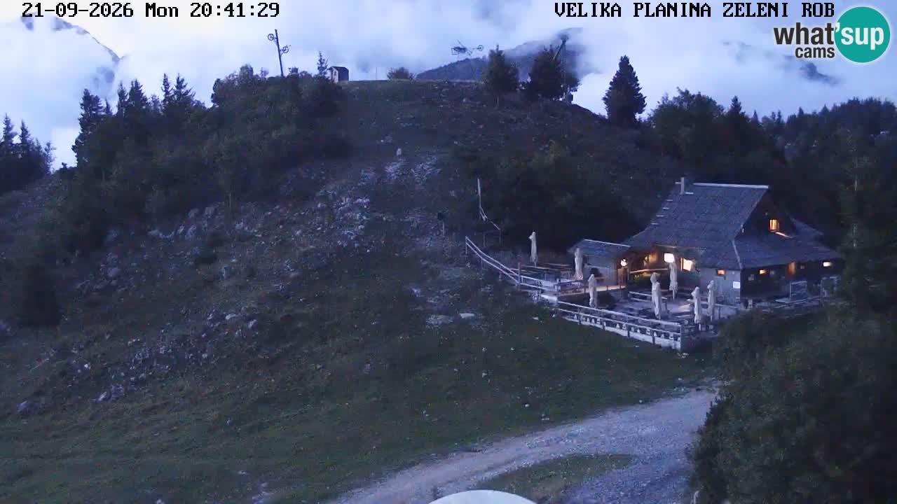 Zeleni Rob – Webcam live | Velika Planina