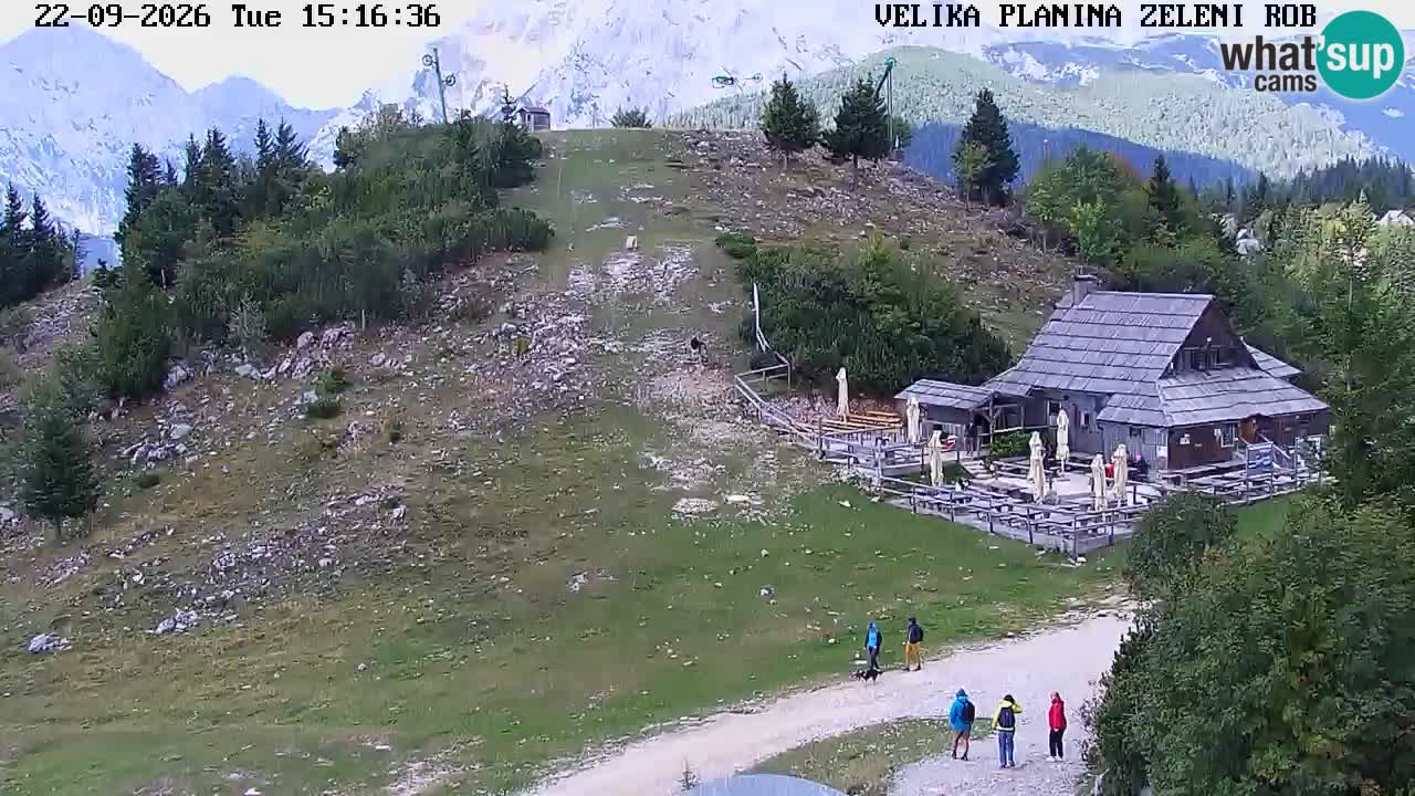Zeleni Rob – Webcam live | Velika Planina